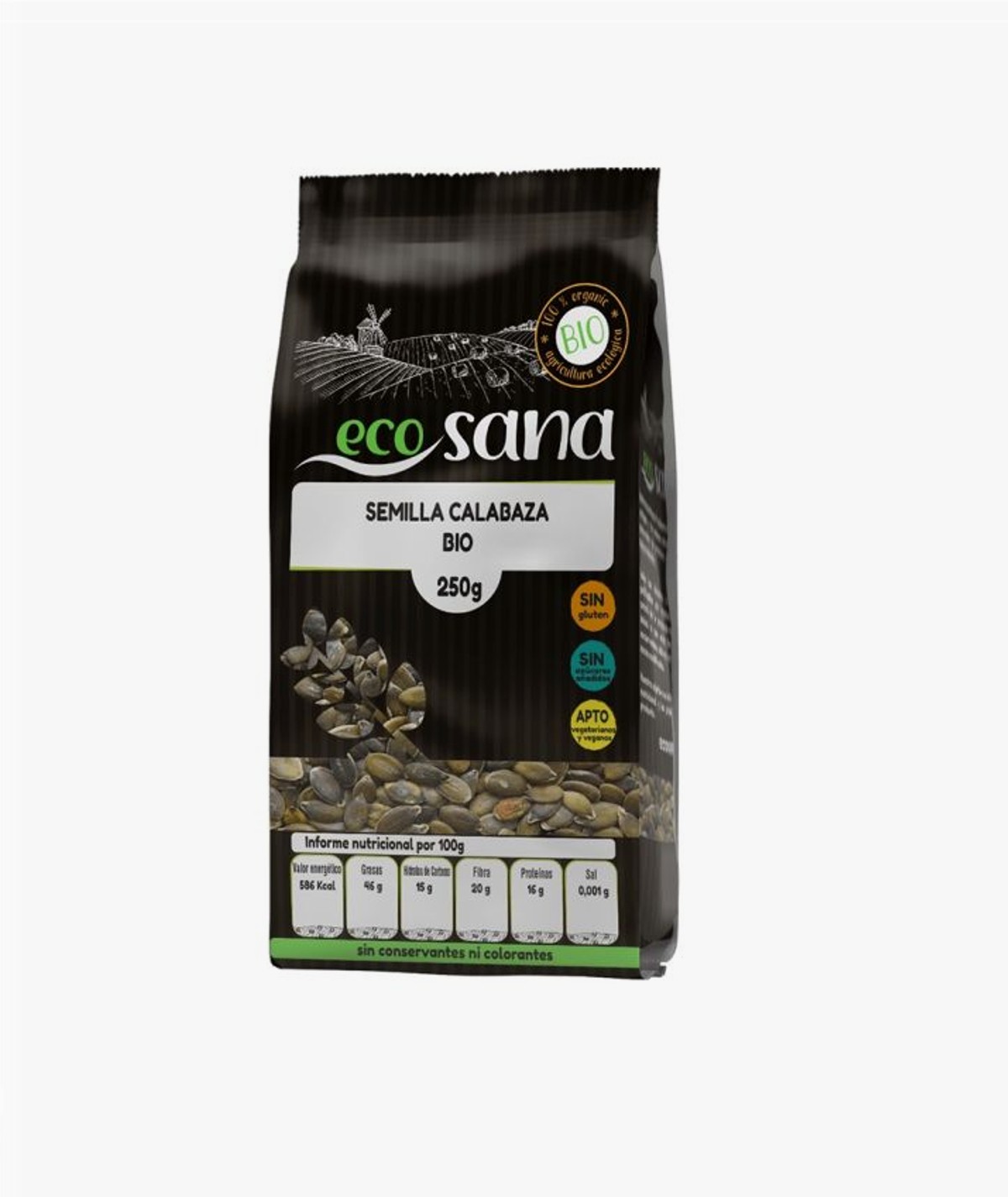 ECOSANA SEMILLA CALABAZA 250G