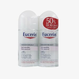 EUCERIN DUPLO DESODORANTE PIEL SENSIBLE PH-5 ROLL-ON 50 ML + 50 ML