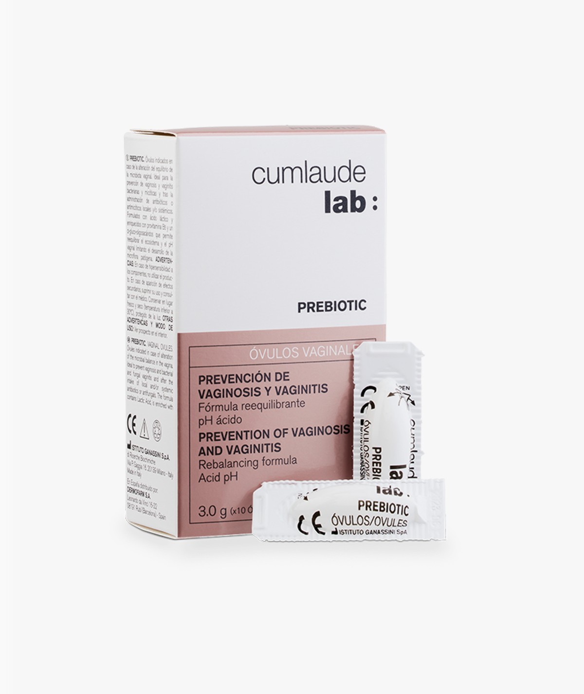 CUMLAUDE LAB: PREBIOTIC OVULOS 10 OVULOS VAGINALES