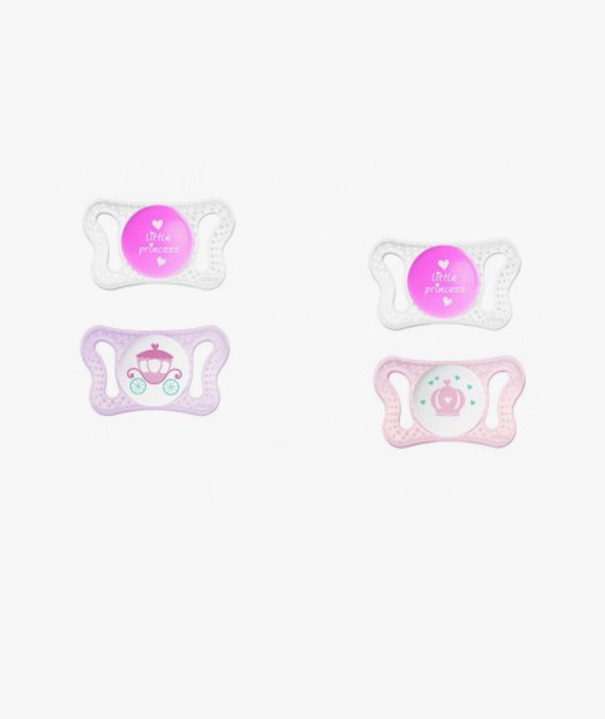 CHICCO PHYSIO MICRO CHUPETE SILICONA 0-2 MESES ROSA 2 CHUPETES