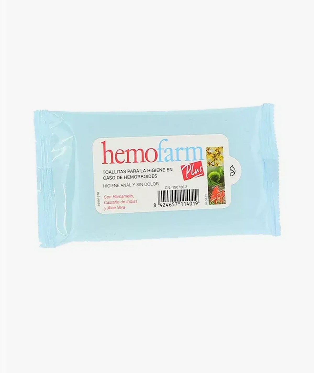 HEMOFARM PLUS TOALLITAS 20 UNIDADES