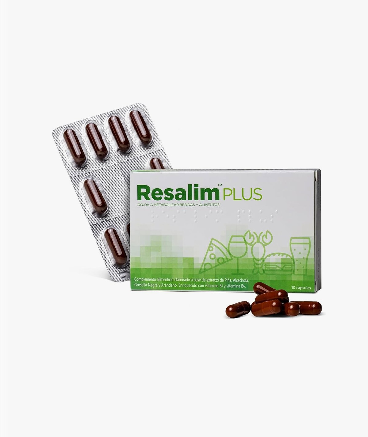 RESALIM PLUS 10 CAPSULAS