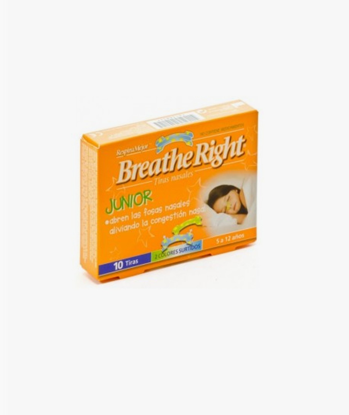 RHINOMER BY BREATHE RIGHT TIRA ADHESIVA NASAL JUNIOR 10 UNIDADES