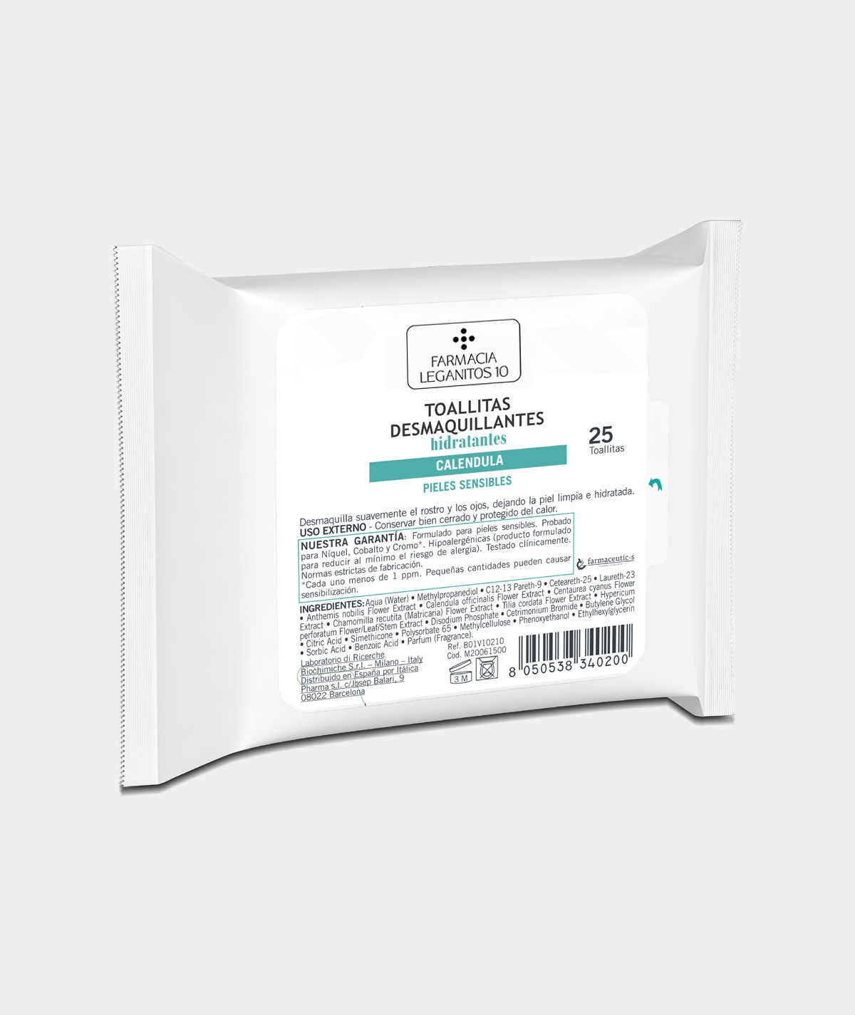 Farmacia Leganitos 10 Toallitas Desmaquillantes