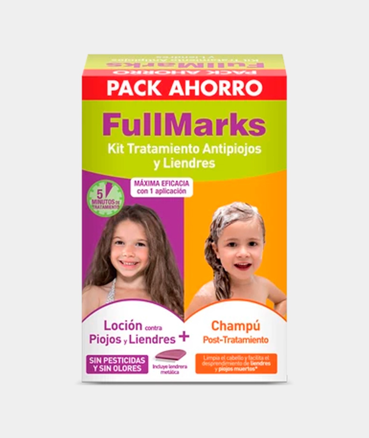 Fullmarks Antipiojos Y Liendres Champu + Locion Pediculicida