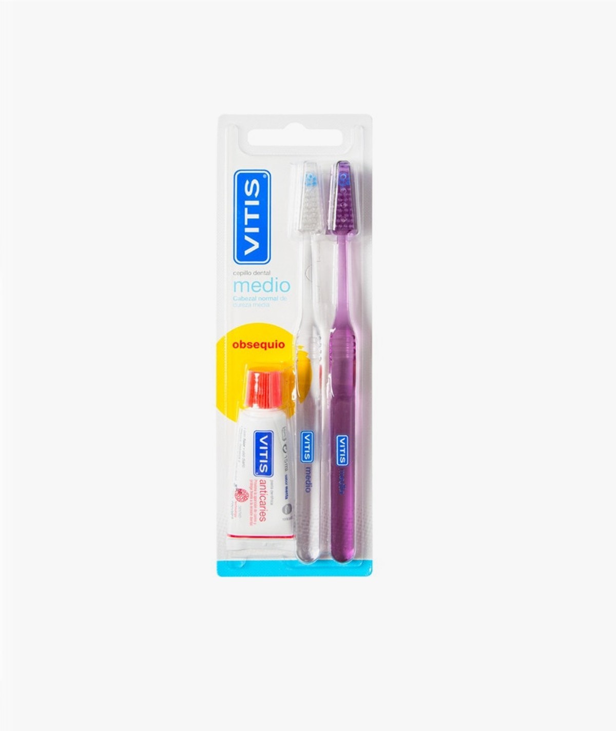 VITIS MEDIO DUPLO CEPILLO DENTAL ADULTO