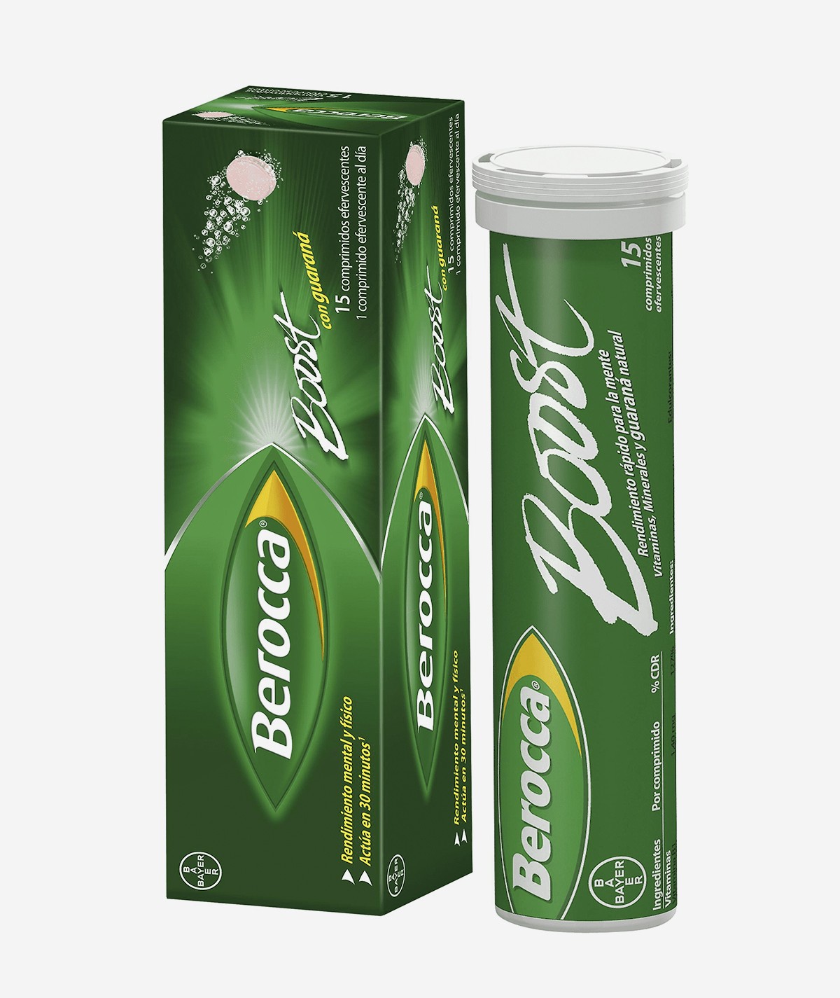 BEROCCA BOOST 15 COMPRIMIDOS EFERVESCENTES