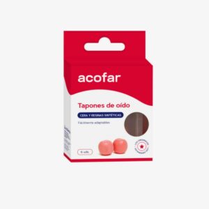 ACOFAR TAPONES OIDOS CERA Y RESINAS SINTETICAS 6 UNIDADES