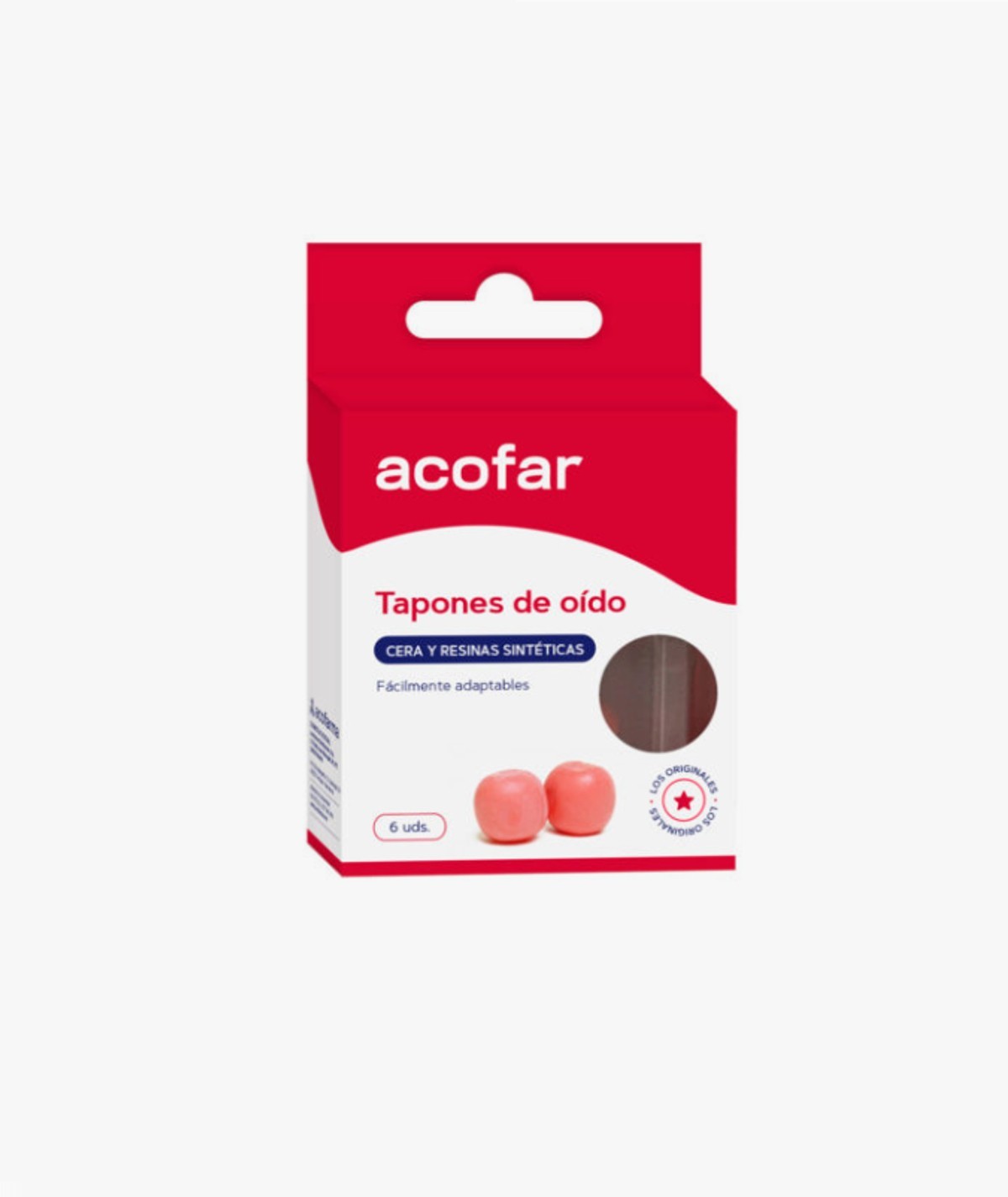 ACOFAR TAPONES OIDOS CERA Y RESINAS SINTETICAS 6 UNIDADES