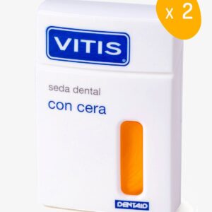 VITIS SEDA DENTAL CON CERA 50 M 2 UNIDADES DUPLO