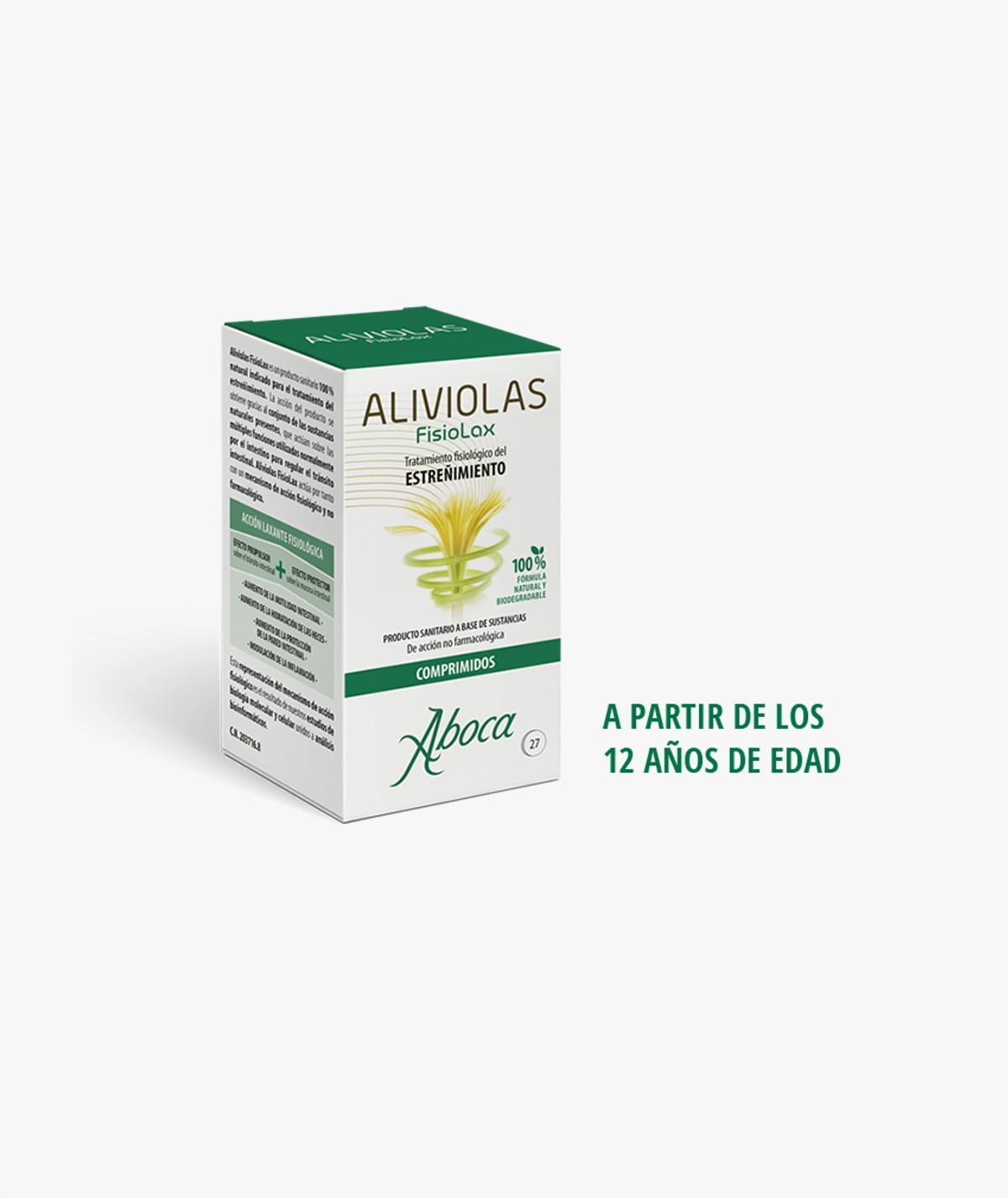 ABOCA ALIVIOLAS FISIOLAX 27 COMPRIMIDOS