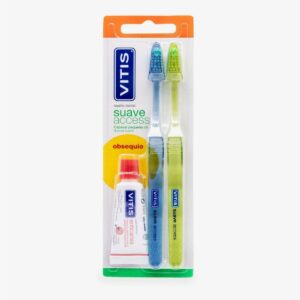 VITIS ACCESS CEPILLO DENTAL ADULTO SUAVE BLISTER 2 UNIDADES