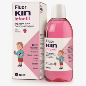 FLUOR KIN INFANTIL ENJUAGUE BUCAL 500 ML SABOR FRESA