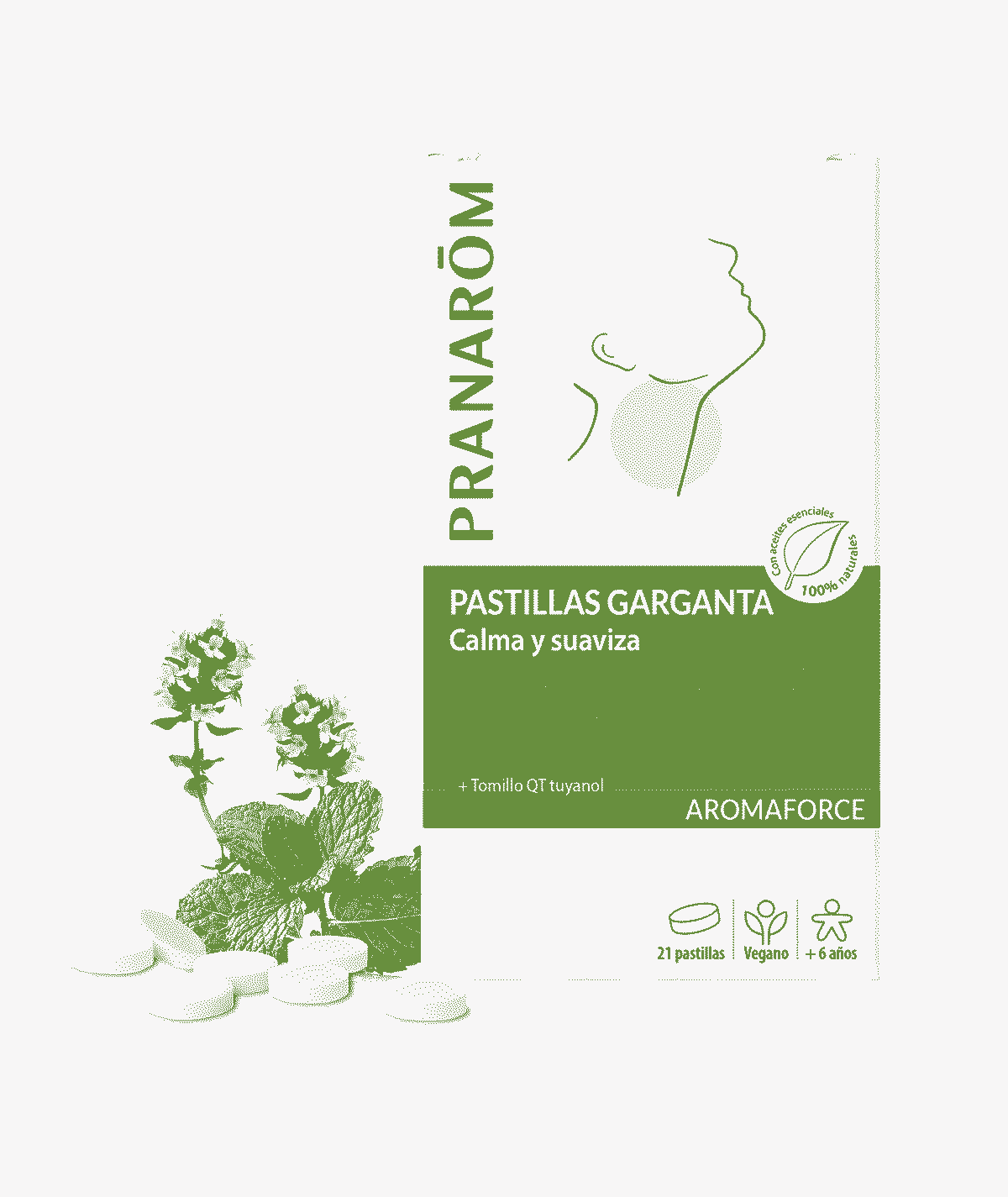 PRANAROM AROMAFORCE 21 PASTILLAS