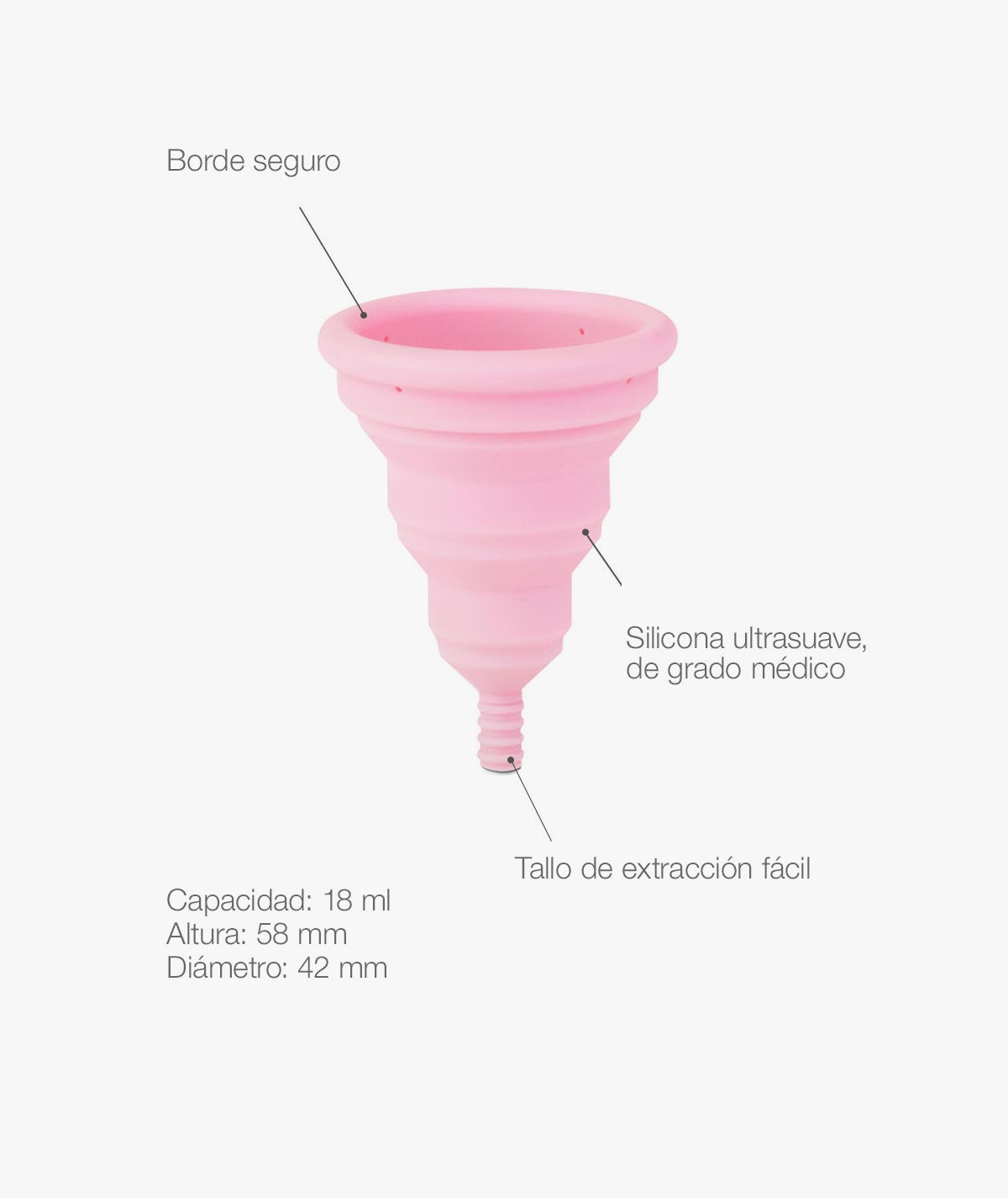 INTIMINA COMPACT COPA MENSTRUAL 1 UNIDAD TALLA A