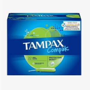 TAMPAX COMPAK TAMPON 100%ALGODON 20 UNIDADES SUPER