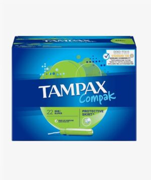 TAMPAX COMPAK TAMPON 100%ALGODON 20 UNIDADES SUPER
