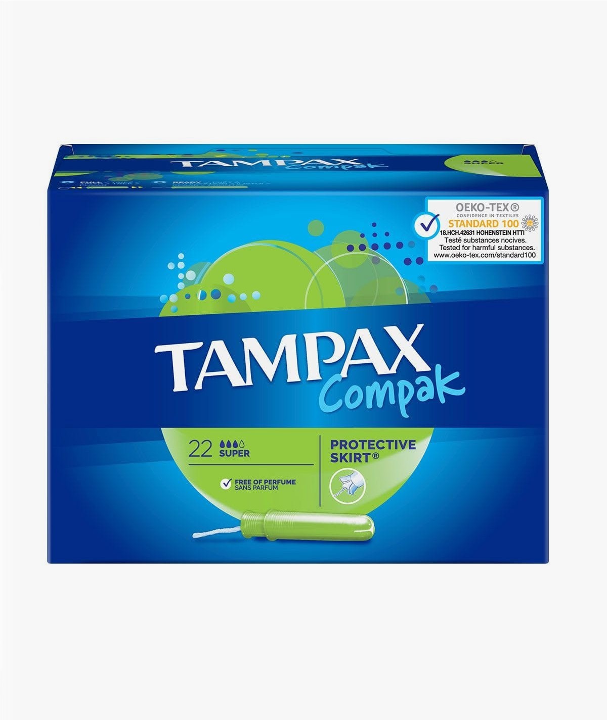 TAMPAX COMPAK TAMPON 100%ALGODON 20 UNIDADES SUPER
