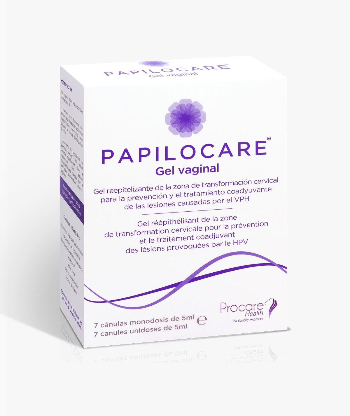 PAPILOCARE GEL VAGINAL 7 CANULAS 5 ML