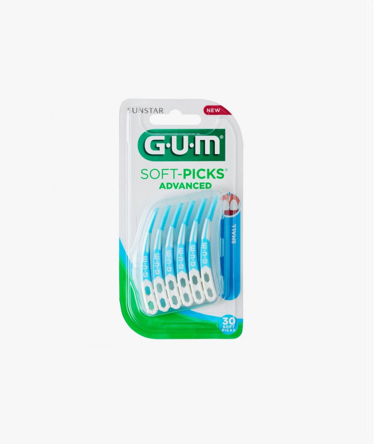 SOFT PICKS PALILLO INTERDENTAL GUM 649 M30 ADVANCED SMALL 30