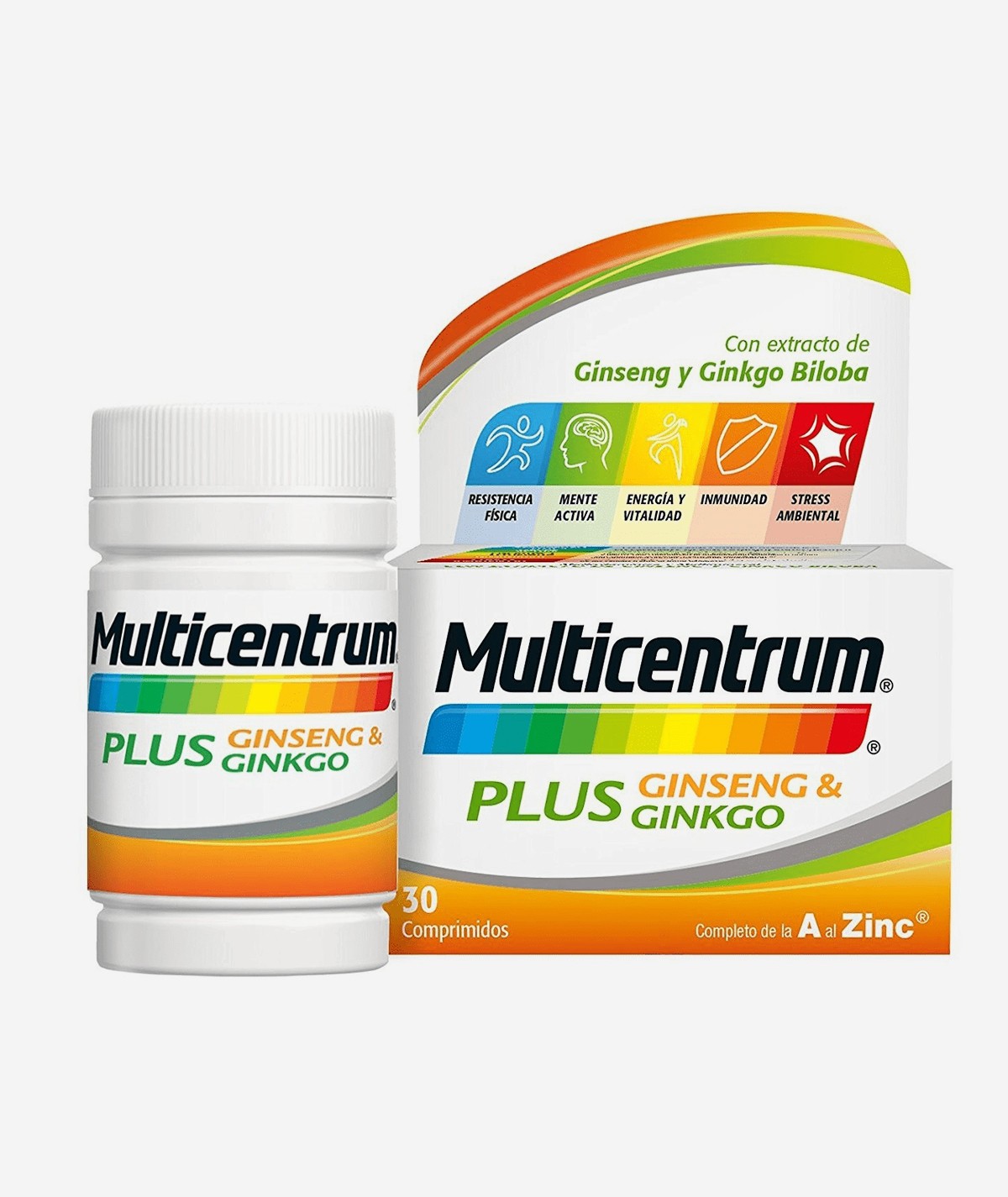 MULTICENTRUM PLUS GINSENG Y GINKGO 30 COMPRIMIDOS