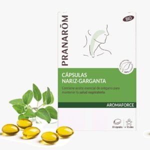 PRANAROM AROMAFORCE CAPSULAS NARIZ GARGANTA 30 CAPSULAS