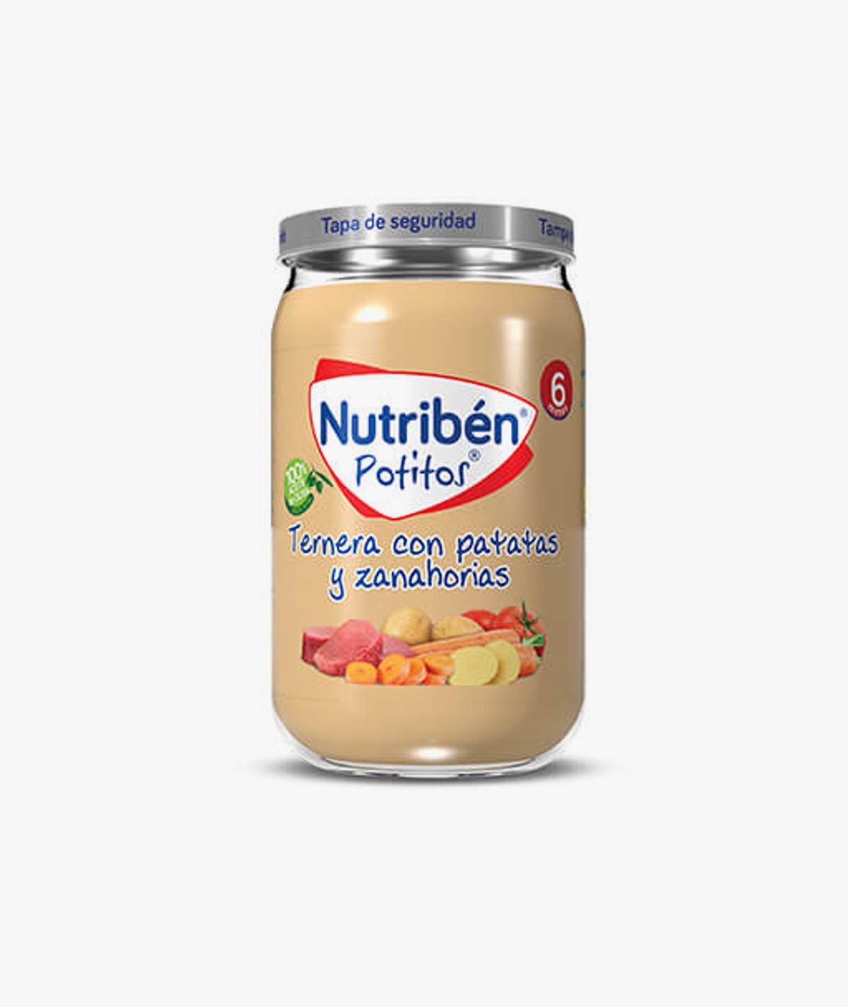 NUTRIBEN TERNERA CON PATATAS Y ZANAHORIAS 1 POTITO 235 G