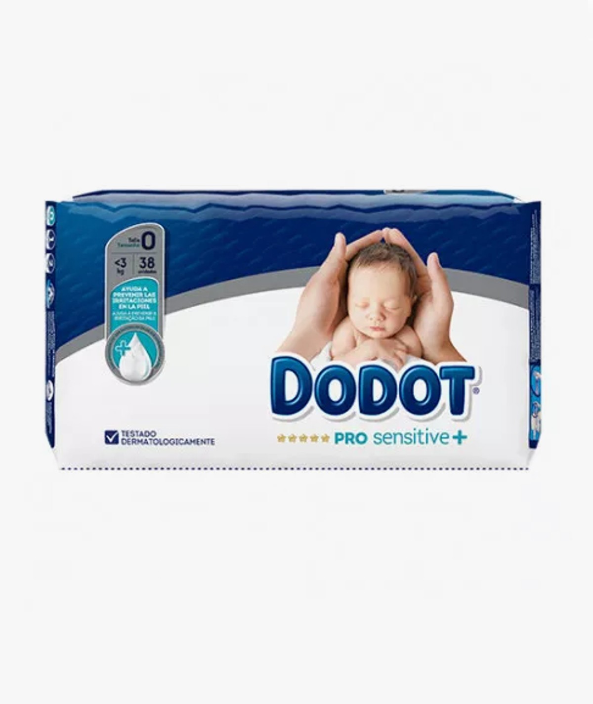 PAÑAL INFANTIL DODOT PRO SENSITIVE TALLA 0 3 KG 38 UNIDADES