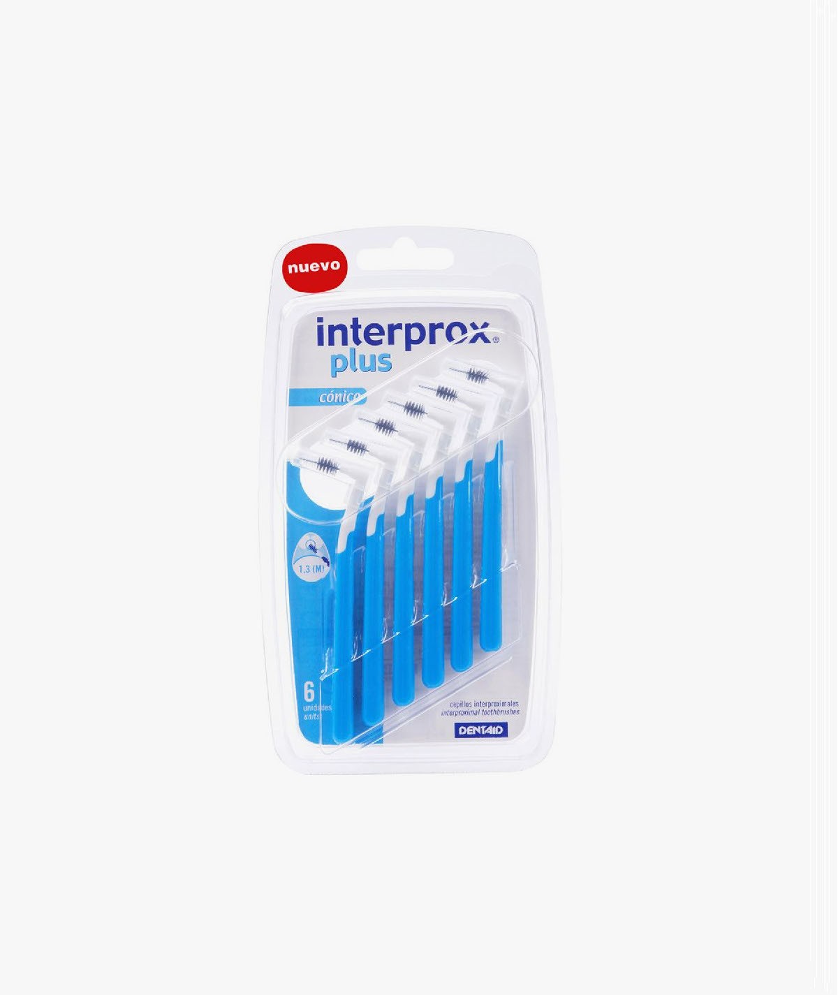 INTERPROX CEPILLO ESPACIO INTERPROXIMAL PLUS CONICO 6 UNIDADES
