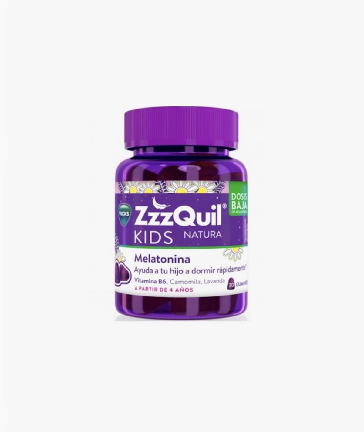 ZZZQUIL NATURA KIDS 30 GUMMIES SABOR FRUTOS DEL BOSQUE