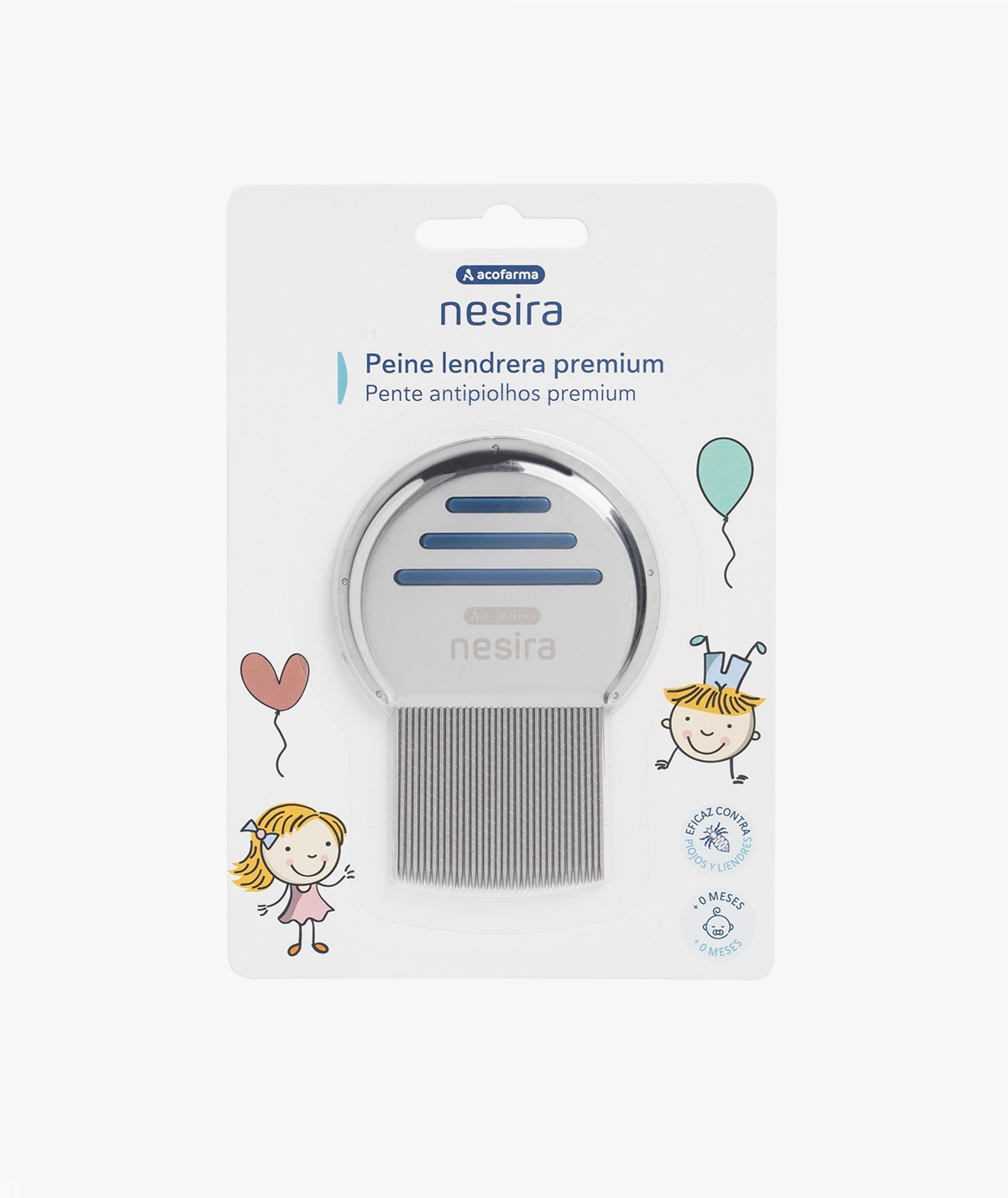ACOFARMA NESIRA PEINE LENDRERA PREMIUM 1 UNIDAD