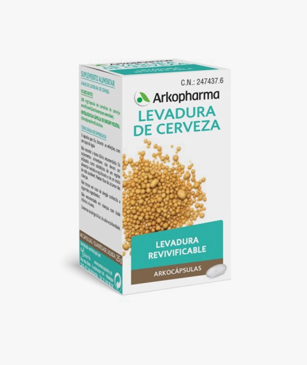 ARKOCAPSULAS LEVADURA DE CERVEZA BIO 45 CAPSULAS