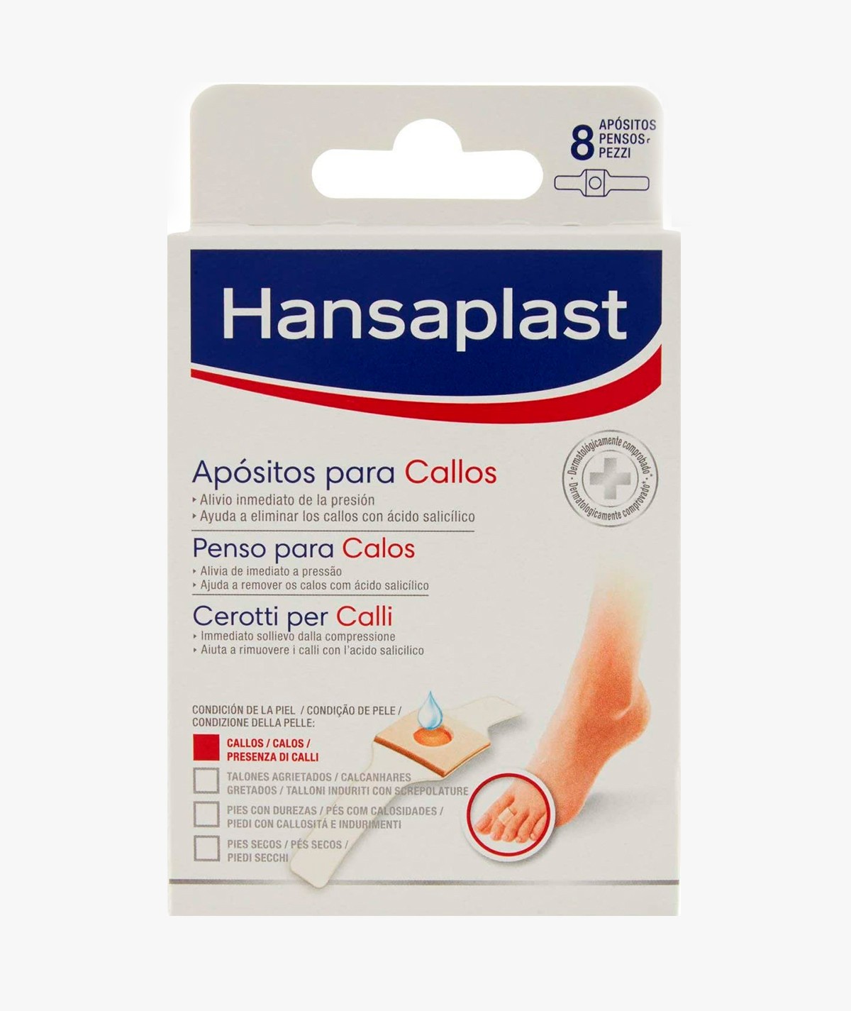 HANSAPLAST APOSITOS PARA CALLOS 8 UNIDADES