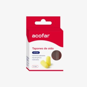 ACOFAR TAPONES OIDOS ESPUMA 6 UNIDADES