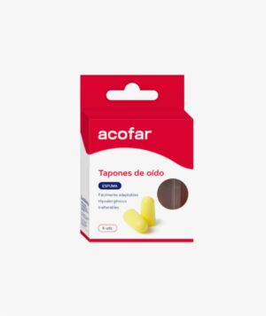 ACOFAR TAPONES OIDOS ESPUMA 6 UNIDADES