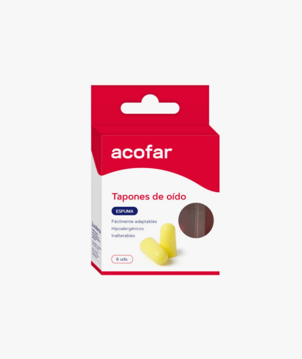 ACOFAR TAPONES OIDOS ESPUMA 6 UNIDADES