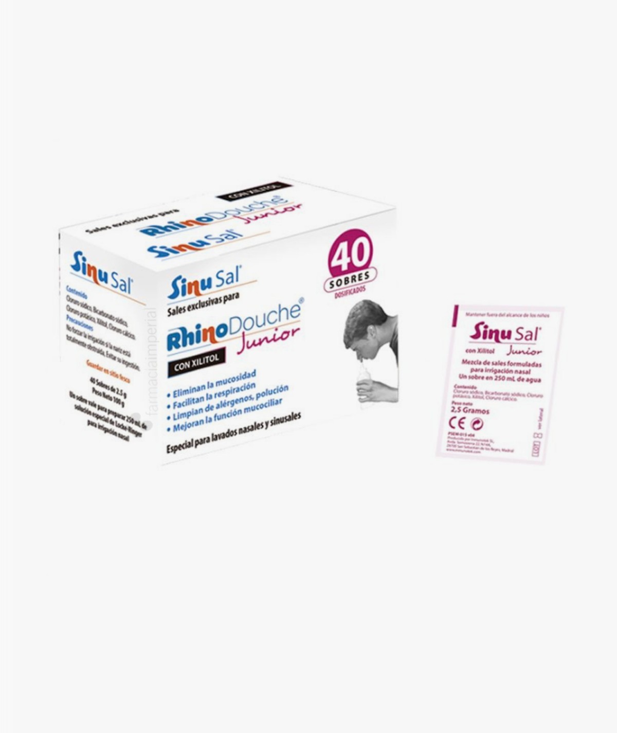RHINODOUCHE SAL JUNIOR 40 SOBRES 2,5 G