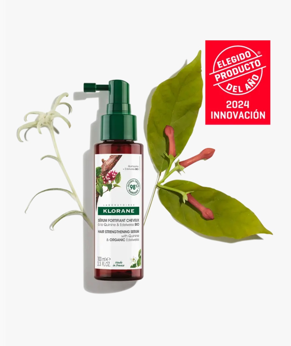 KLORANE SERUM ANTICAIDA A LA QUININA Y EDELWEISS BIO 100 ML