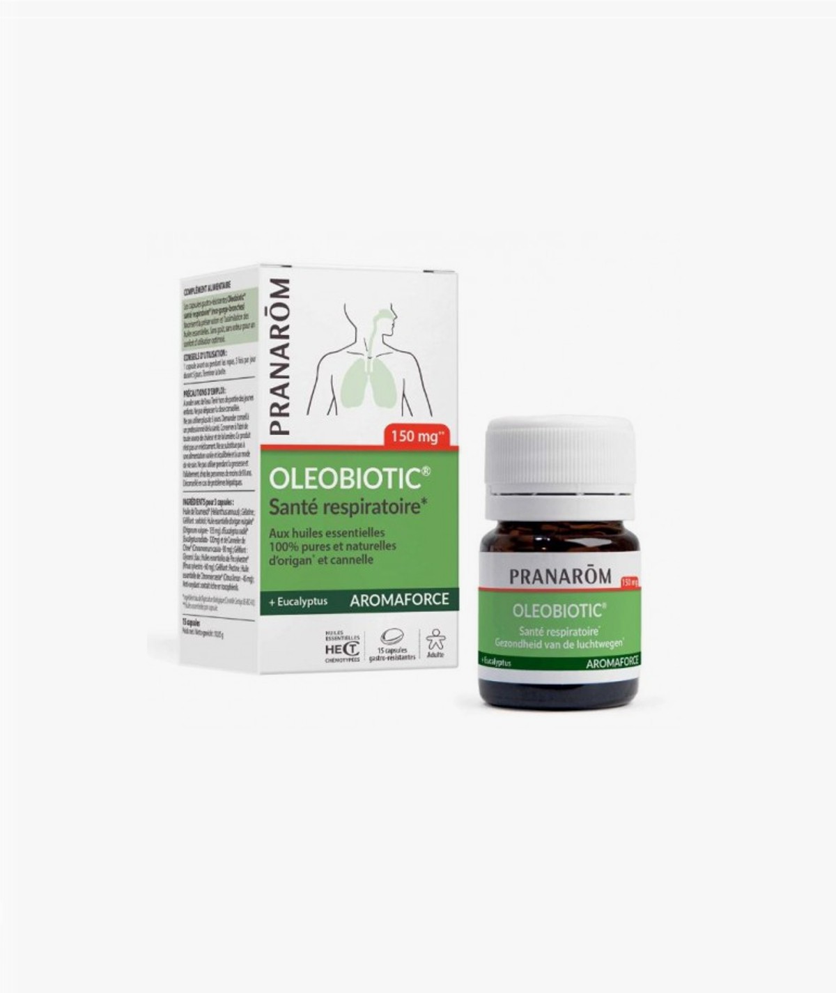 PRANAROM AROMAFORCE OLEOBIOTIC 15 CAPSULAS
