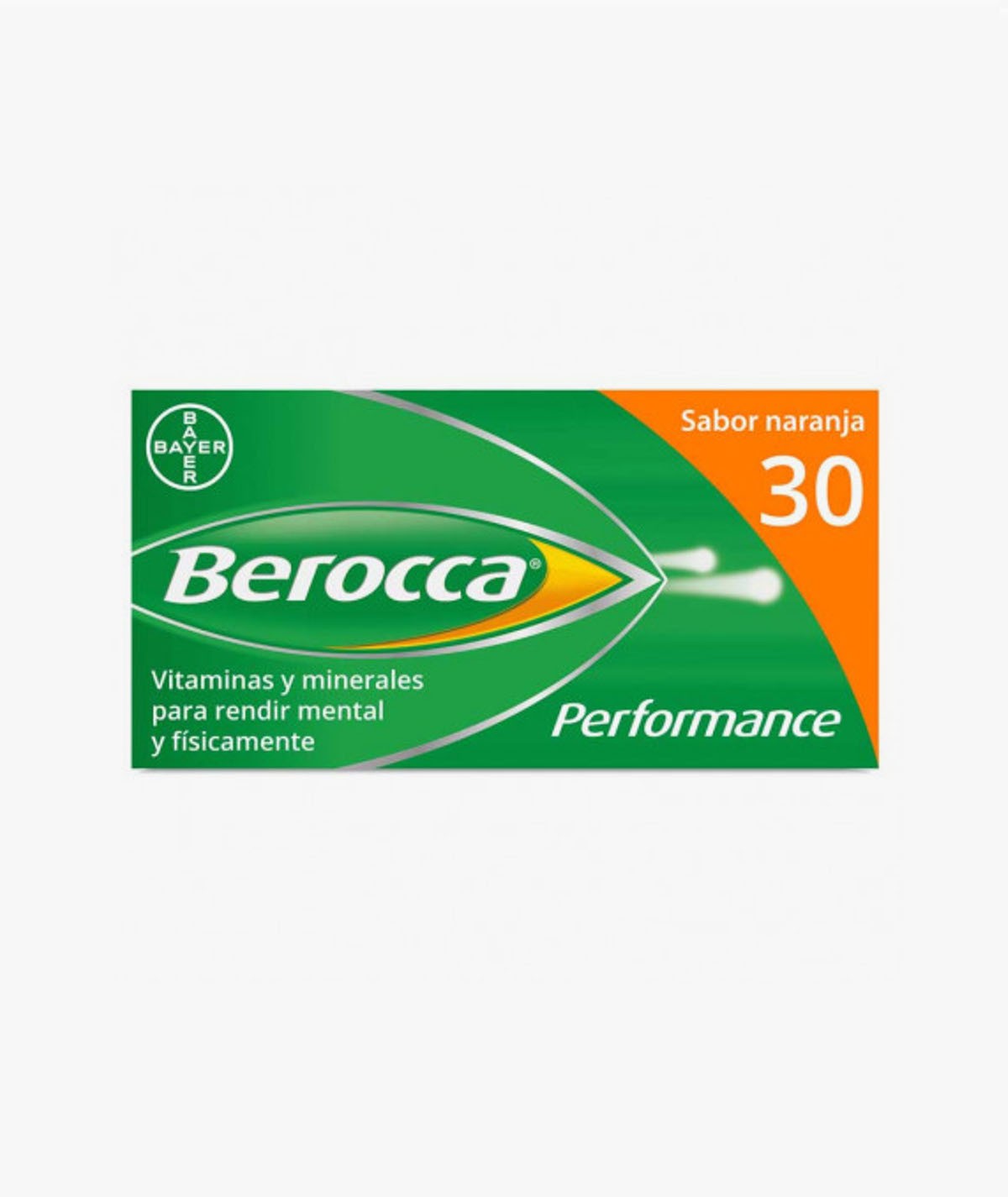 BEROCCA PERFORMANCE 30 COMPRIMIDOS EFERVESCENTES SABOR NARAN