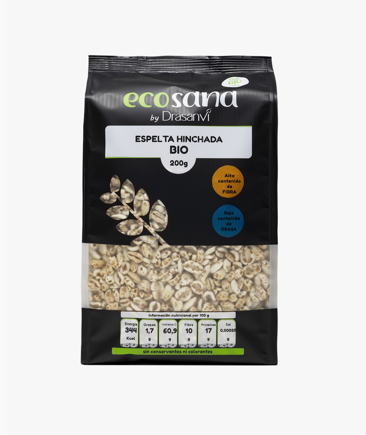 ECOSANA ESPELTA HINCHADA BIO 200G