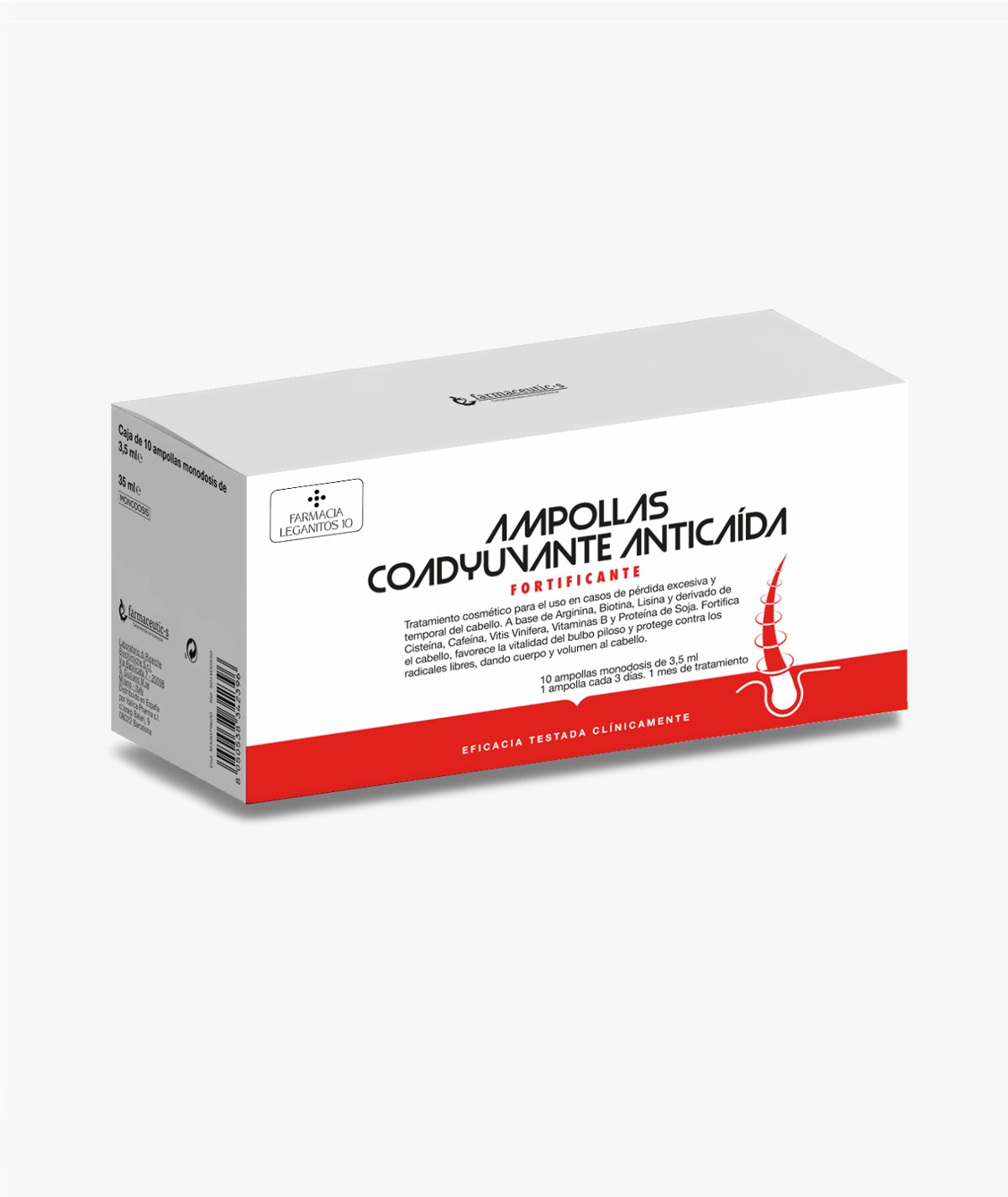 FARMACIA LEGANITOS 10 AMPOLLAS ANTICAIDA 10 AMPOLLAS