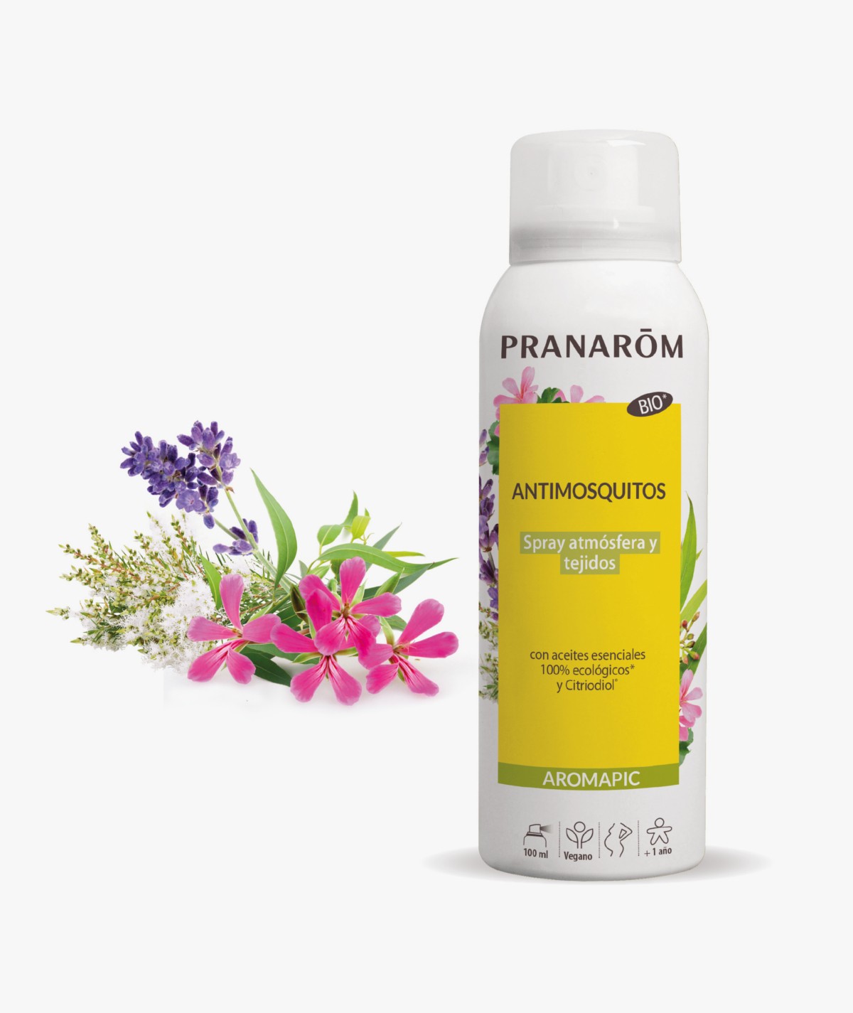 PRANAROM AROMAPIC SPRAY CITRONELA ATMOSFERA Y TEJIDOS 100 ML