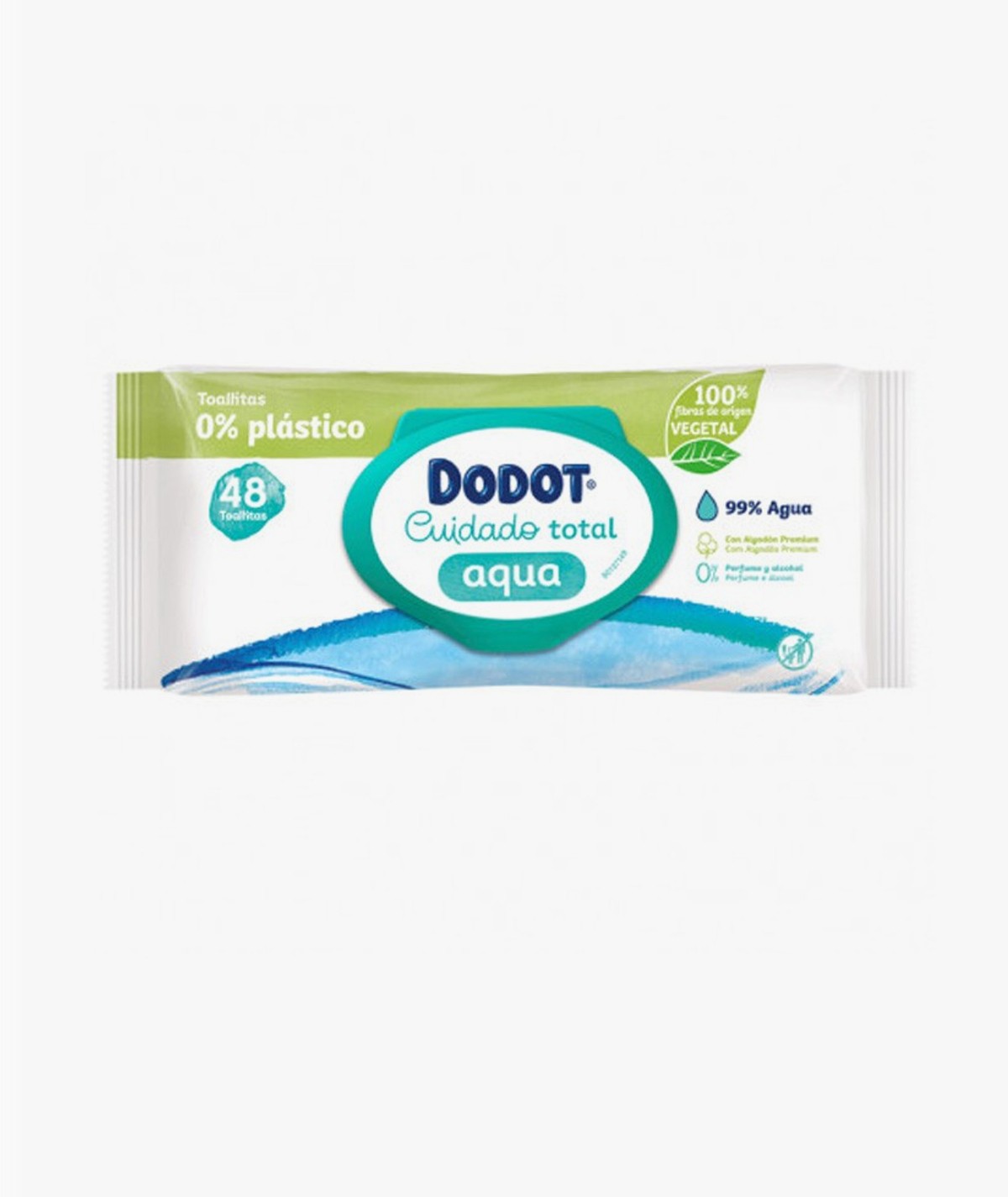 DODOT AQUA PURE TOALLITAS HUMEDAS PARA BEBES 48 UNIDADES