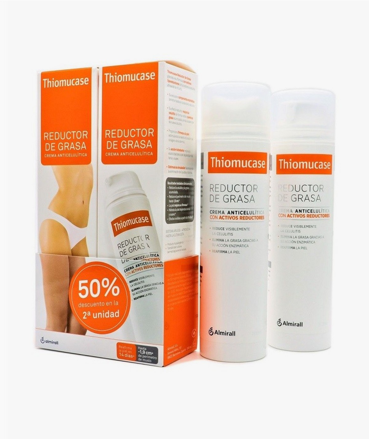 THIOMUCASE CREMA ANTICELULITICA 200 ML + 200 ML