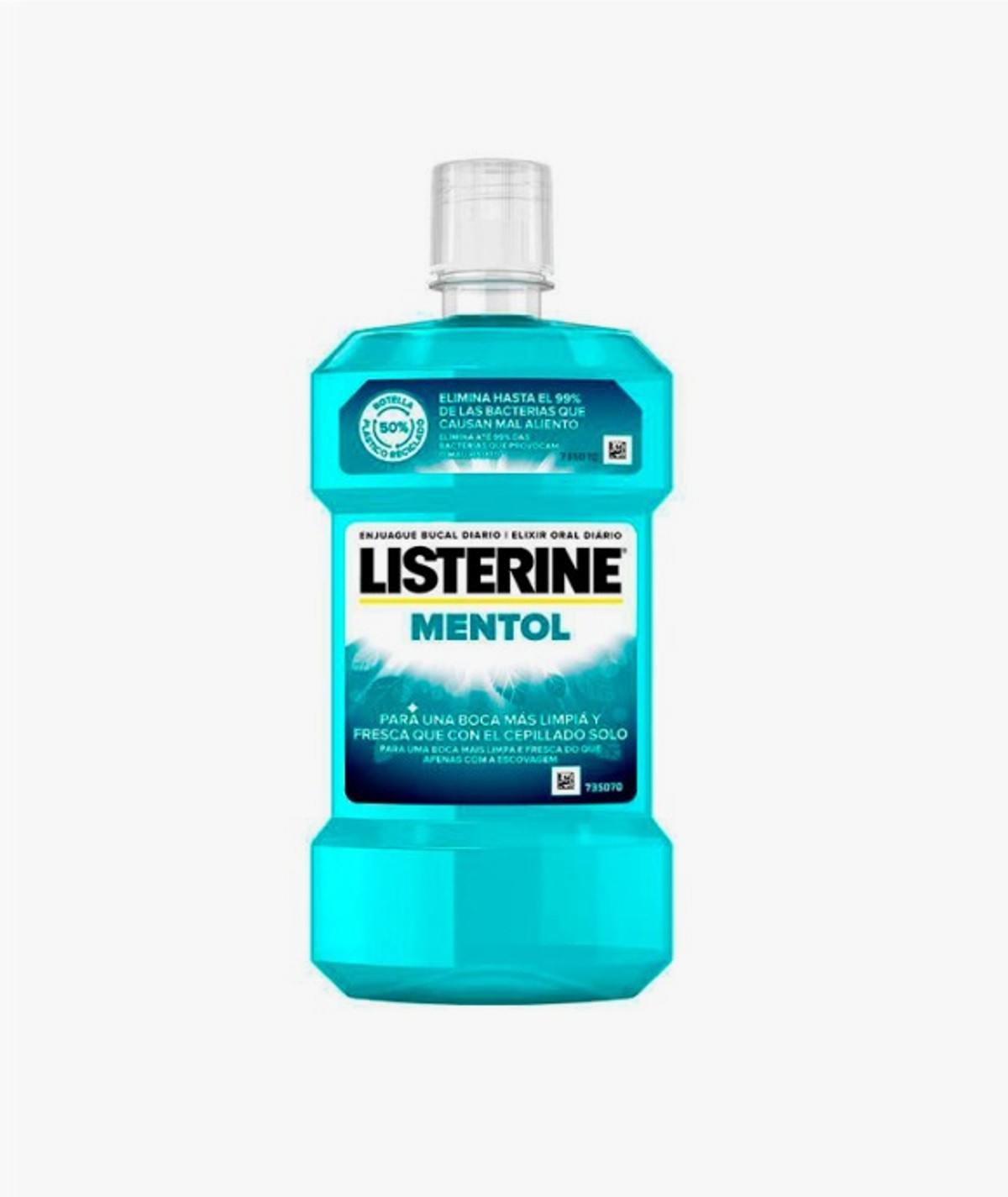LISTERINE SABOR MENTOL 750 ML