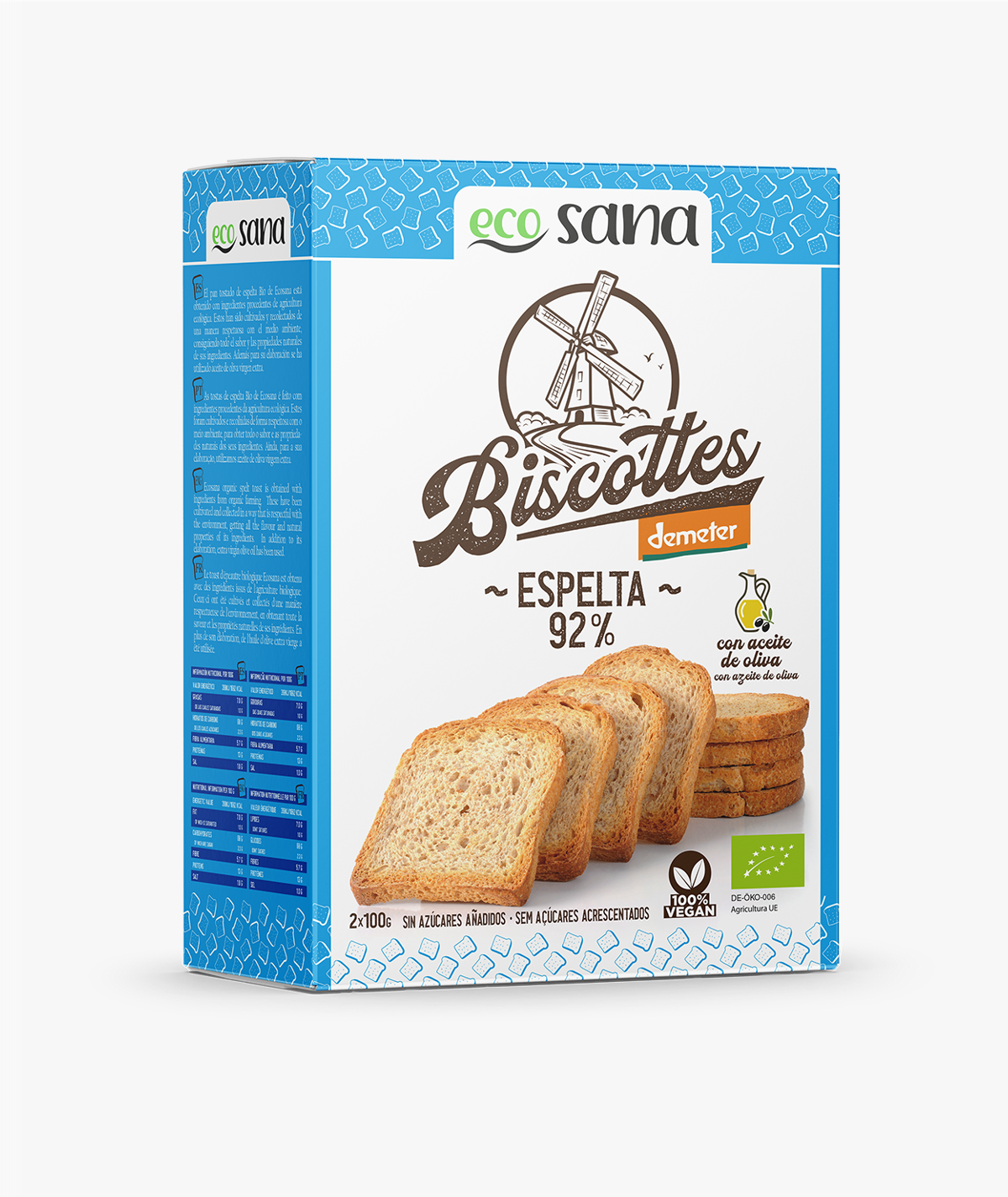 ECOSANA BISCOTE ESPELTA BIO 200G