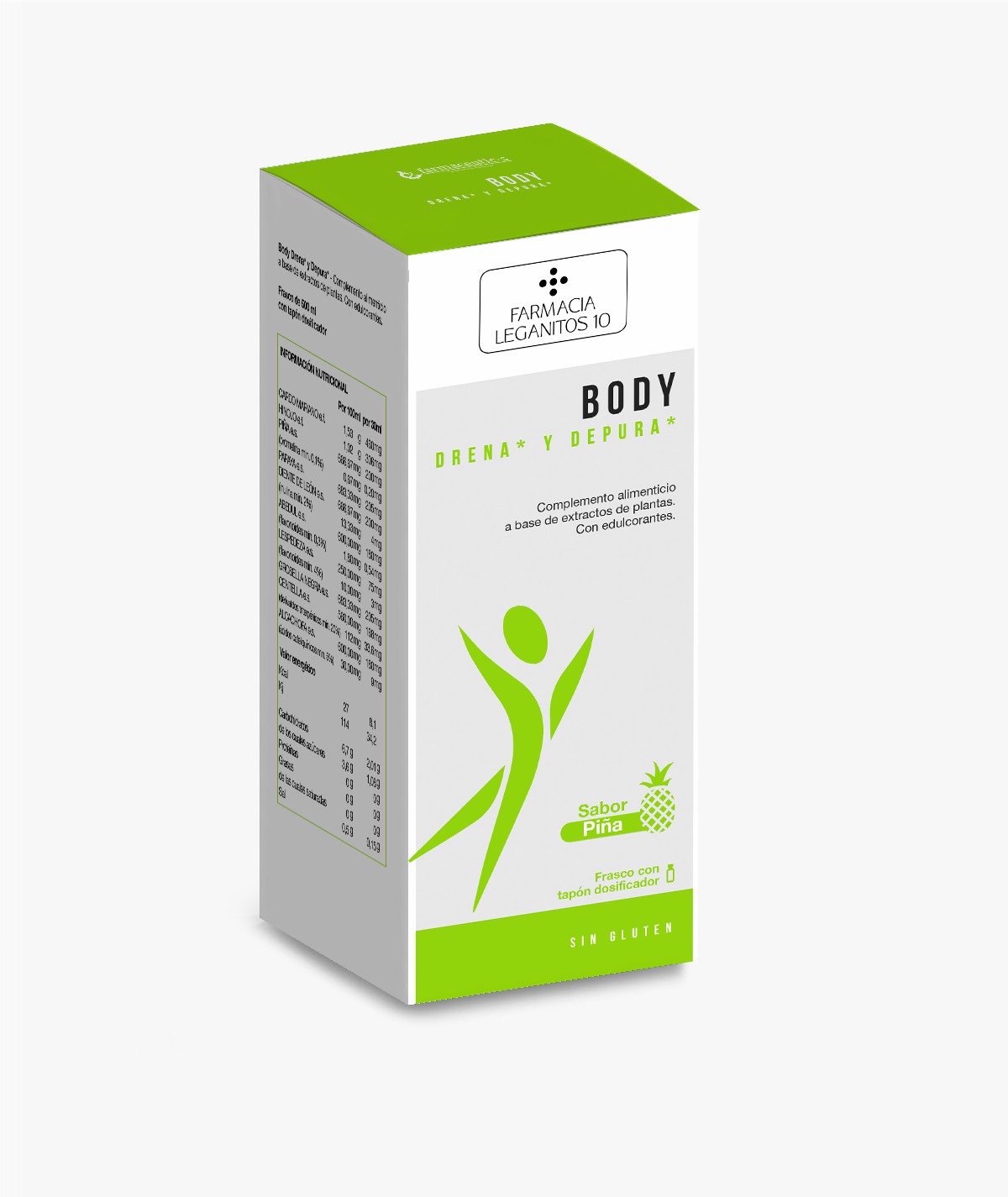 FARMACIA LEGANITOS 10 BODY ANANAS