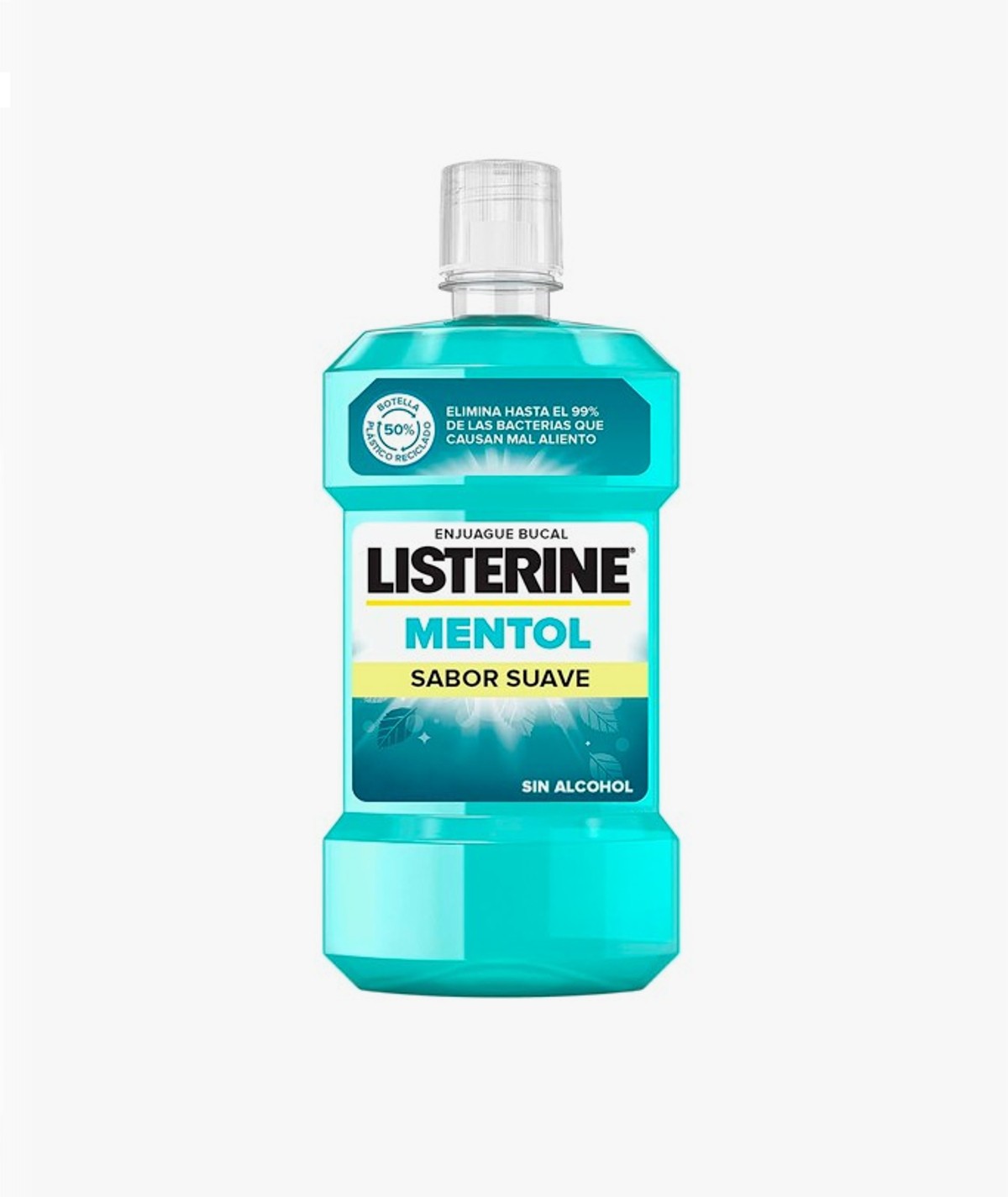 LISTERINE MENTOL SUAVE ZERO 750ML