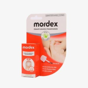 MORDEX ESMALTE AMARGO TRANSPARENTE 9 ML CON PINCEL